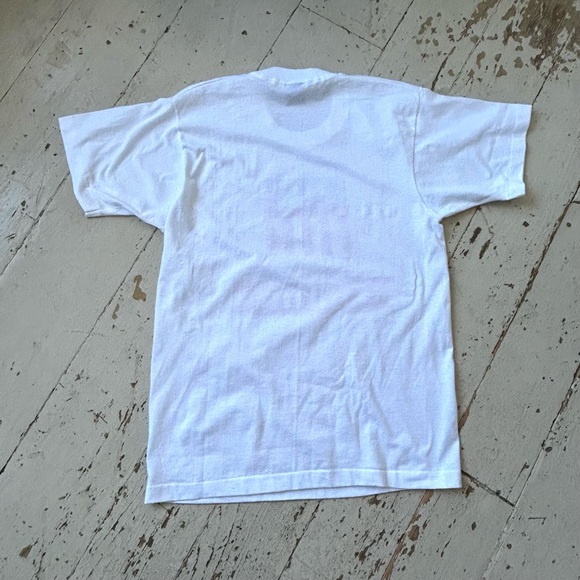 Vintage Star Spangled Banner Monument "Lipton" Single Stitch T-Shirt Tee NOS - Picture 3 of 13